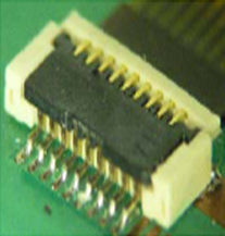 圖1：SFGL系列間距0.4毫米，高度0.9毫米