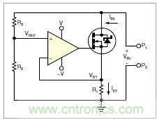 圖1：MOSFET的電阻變化，功能上像是一只可變電阻