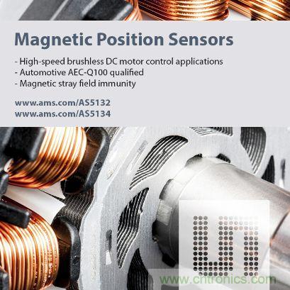 圖題：奧地利微電子推出可靠、準確的位置傳感器芯片