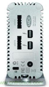 圖2：Thunderbolt周邊可利用多線串接方式，在單一傳輸線纜同時傳送影像與數(shù)碼資料