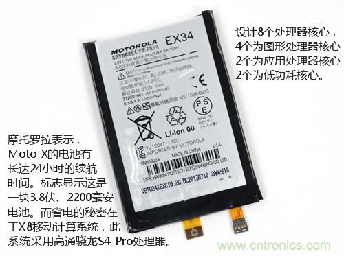 揭秘八核X8 SoC真面目，智能手機(jī)Moto X詳細(xì)拆解！