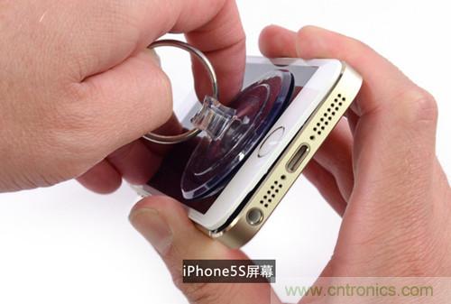 土豪金iPhone 5S拆解：內部結構升級，維修難度增加