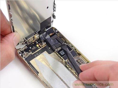 土豪金iPhone 5S拆解：內部結構升級，維修難度增加