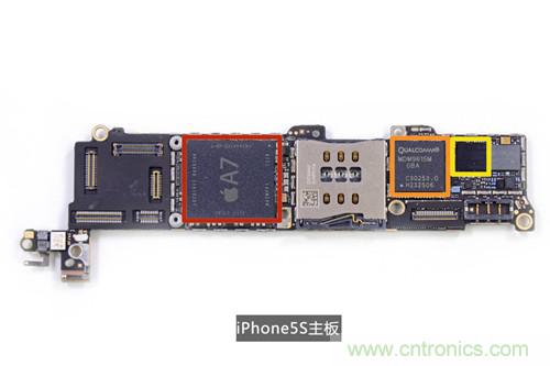 土豪金iPhone 5S拆解：內部結構升級，維修難度增加