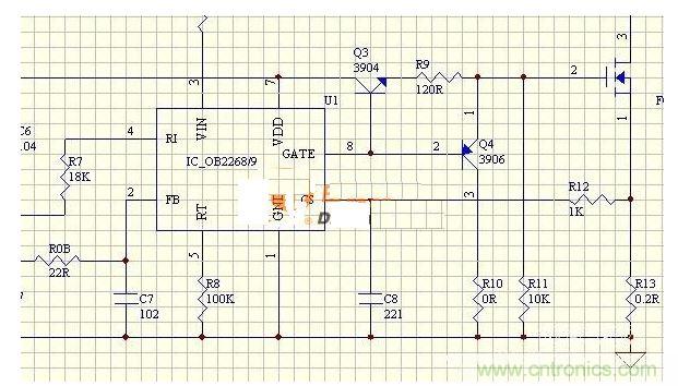 采用OB2269的60w適配器電路圖