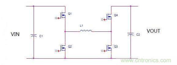 四開關buck-boost的拓撲
