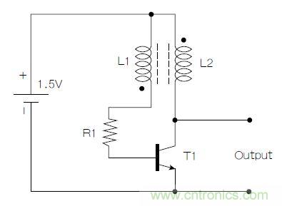 圖1：基本的焦耳小偷電路。