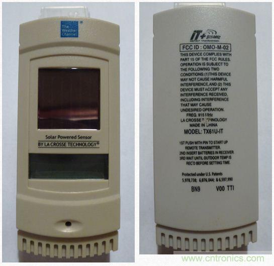 圖1：拆解前TX61U-IT的正面和背面圖片。