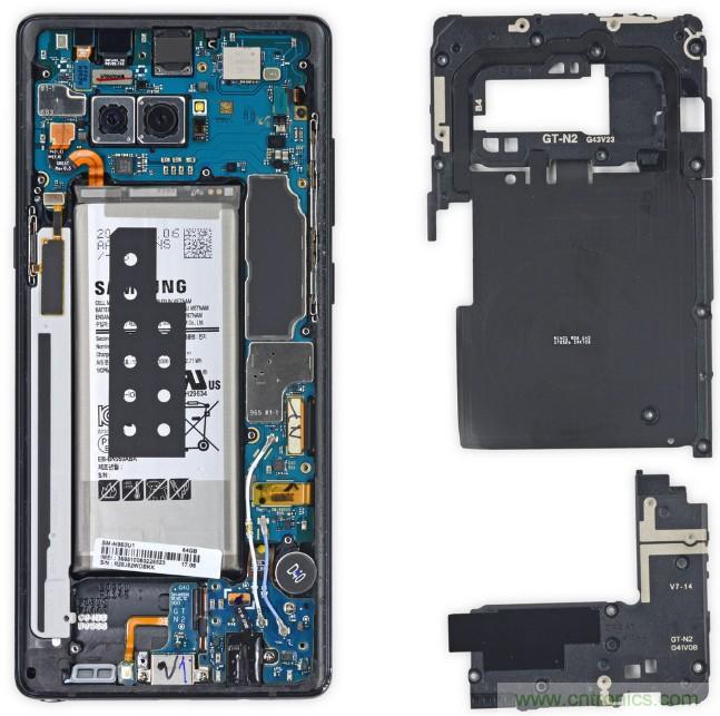 三星Note 8拆解，模塊化+分離式設(shè)計(jì)成趨勢(shì)？