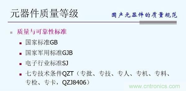 元器件應(yīng)用可靠性如何保證，都要學(xué)習(xí)航天經(jīng)驗(yàn)嗎？