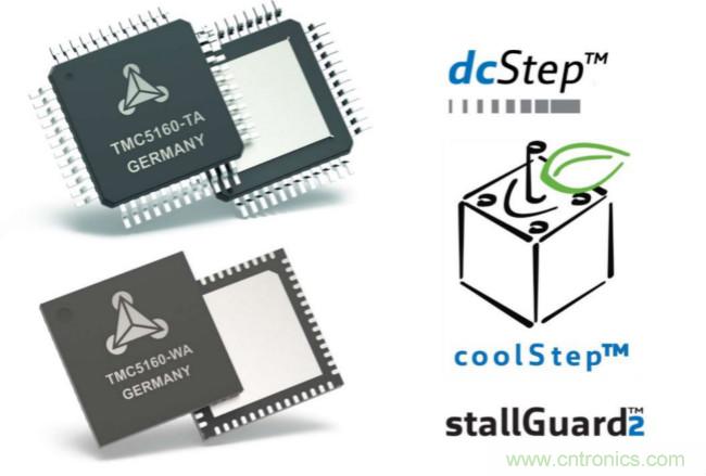 TMC5160控制/驅(qū)動IC 讓步進(jìn)電機性能更強大