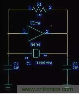 MCU振蕩電路晶體旁的22pF電容是干什么的？附圖分析