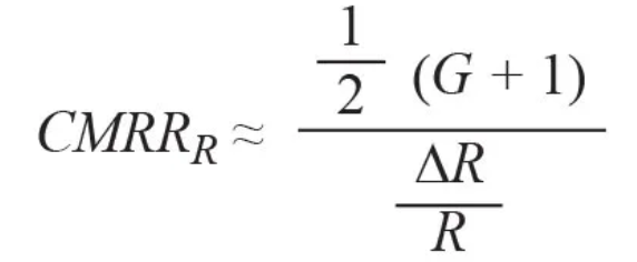 提高差分放大器的共模抑制比，電阻的選擇很關(guān)鍵