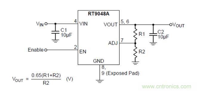 一款具有特別設(shè)計(jì)的 1.5A 線(xiàn)性穩(wěn)壓器