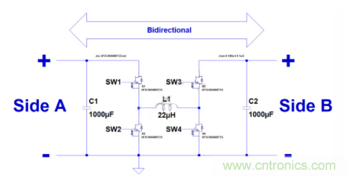 如何用碳化硅MOSFET設(shè)計雙向降壓-升壓轉(zhuǎn)換器？
