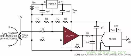 微功率零漂移運(yùn)算放大器支持無(wú)線(xiàn)電流檢測(cè)