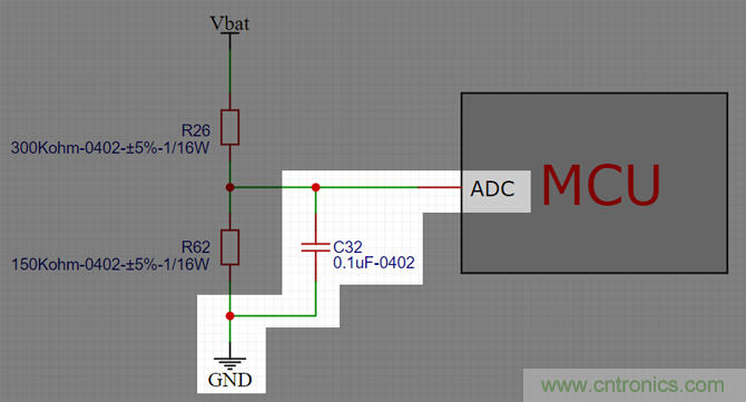 電池電壓偵測(cè)電路&ldquo;踩坑&rdquo;：分壓電阻的精度竟然是5%，不是1%