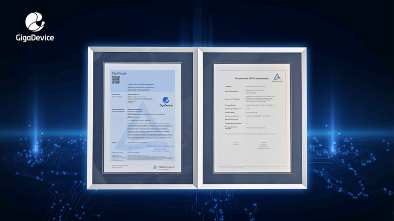 權(quán)威認證+生態(tài)合作，兆易創(chuàng)新車規(guī)芯片獲ISO 21434與ASPICE CL2國際認可