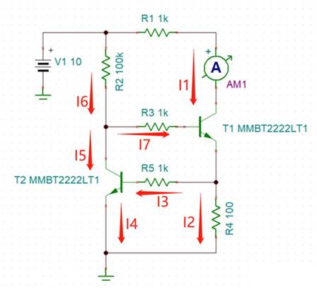 2個(gè)NPN三極管組成的恒流電路，如何工作？