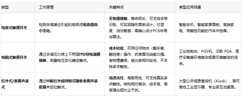 深度剖析觸摸開關的工作原理與設計優(yōu)勢