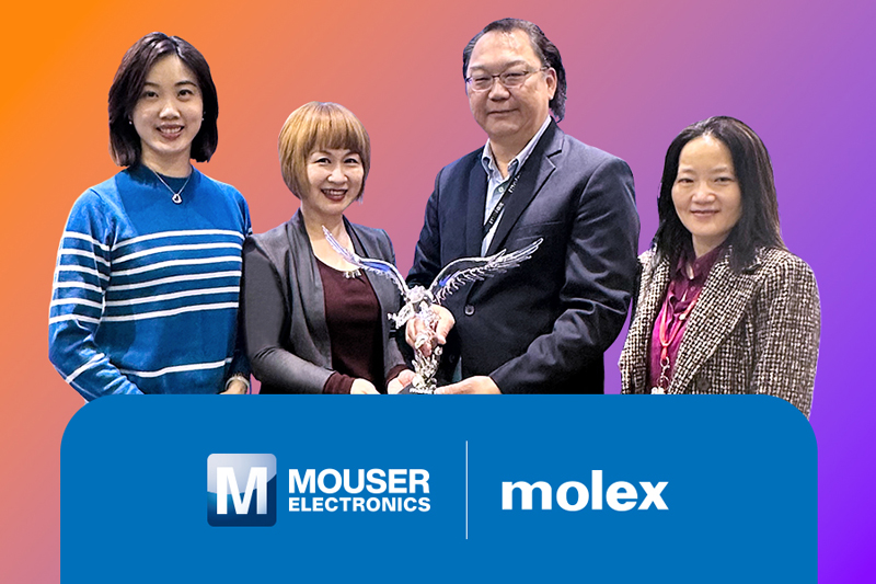 七連冠！貿(mào)澤電子蟬聯(lián)Molex亞太區(qū)年度電子目錄代理商大獎(jiǎng)