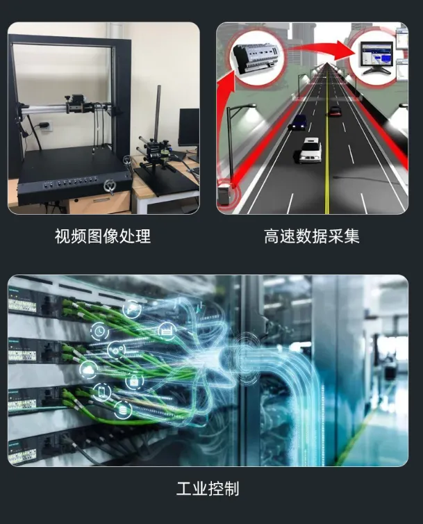 基于賽靈思、紫光芯片開發(fā)的FPGA高速通信開發(fā)板，適用于圖像處理、工業(yè)控制場景